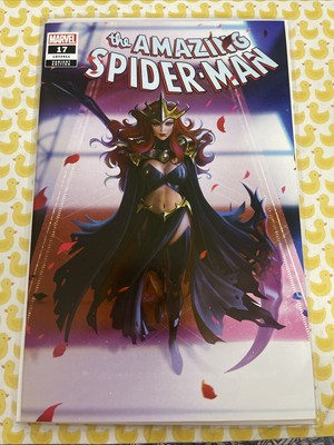 AMAZING SPIDER-MAN #17 GOBLIN QUEEN MADELYNE PRYOR R1C0 VARIANT COVER 2023 mcu