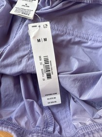 NEW Victoria's Secret PINK Parachute Cargo Pants Womens Medium Purple