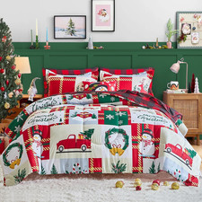 Holiday/Traditional Colorful Christmas Pattern Comforter Sets - GG Home