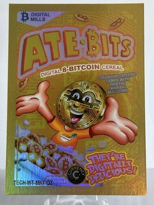 Cardsmiths Currency Series 1 #59 Ate Bits Bitcoin Holo Foil 