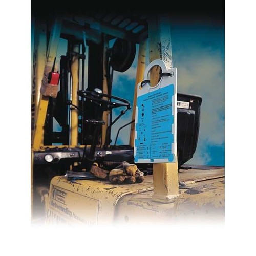 Brady Flt-Etsh9 Forklift(Tm) Tag Holder, Lockout Tagout, Plastic, 11 1/ ...