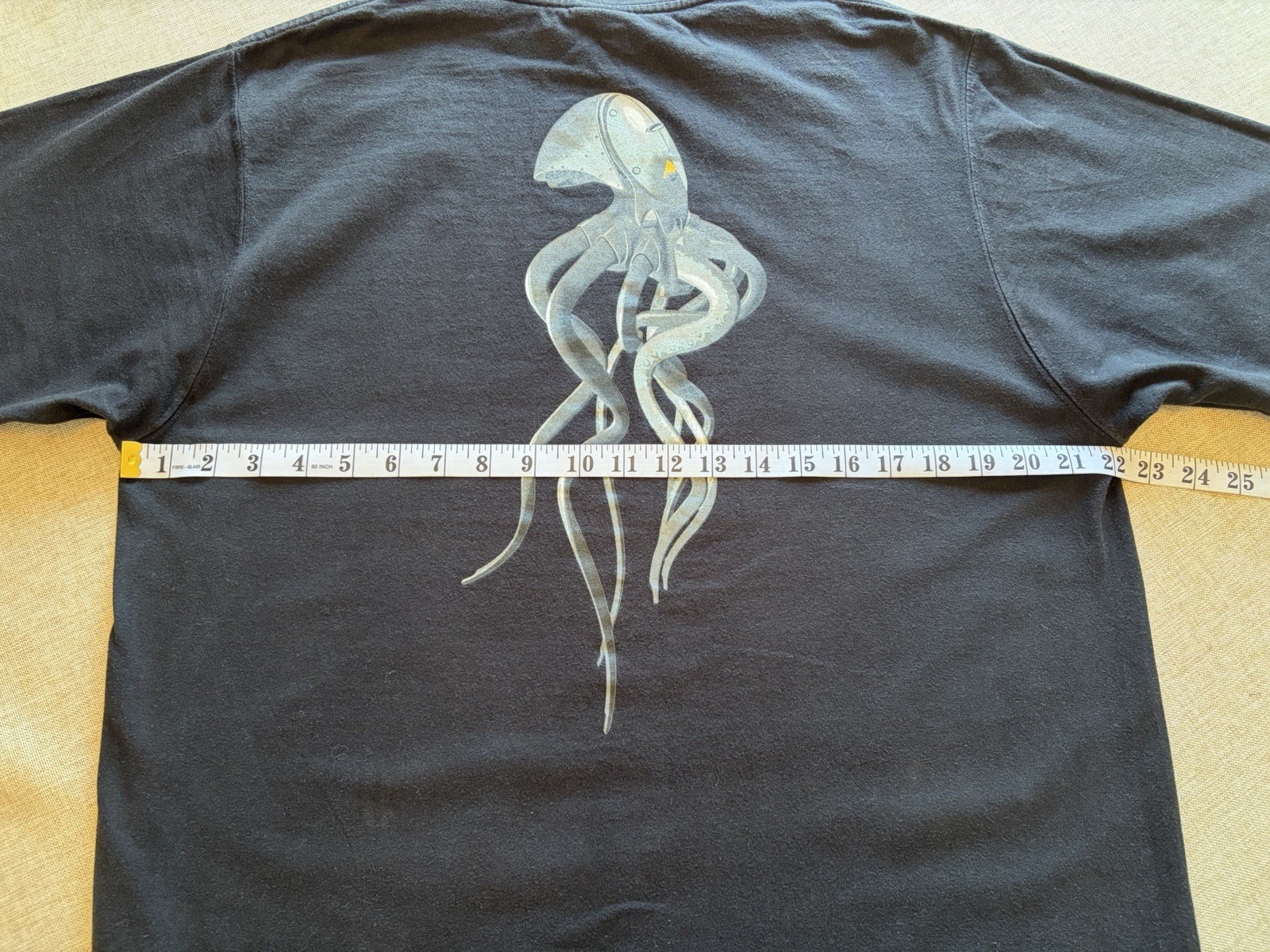 Vintage Oakley Software Metal Squid T-Shirt 90s Y2K Medusa Cyber Archive RARE- L image 7