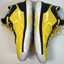 Li Ning Way of Wade Basketball Shoes Yellow Black Mens Size 10 ABAL065-9