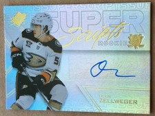 2024-25 Upper Deck SPX Super Script Rookie Olen Zellweger Rookie Auto #SSR-OZ