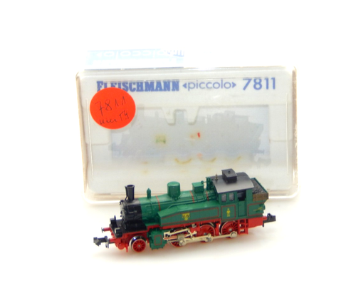 Locomotive Vapeur Fleischmann N 7810 – Échelle N 1:160 – KPEV Verte – Occasion