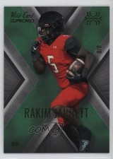 2023 Wild Card MATTE SP Promo X-Plode Silver - Green X 8/8 Rakim Jarrett 2u3