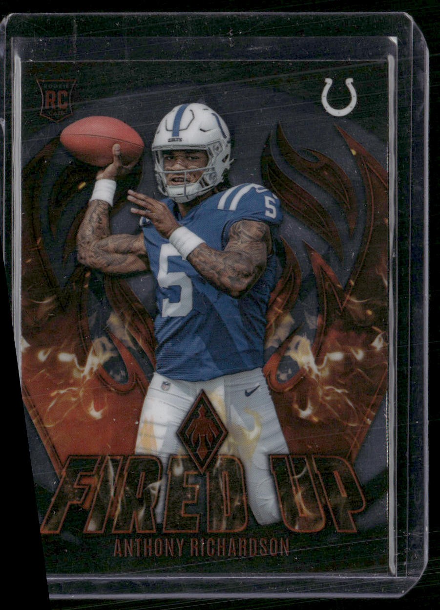 2023 Panini Phoenix #FU-6 Anthony Richardson Fired Up