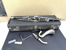 Bundy Selmer Resonite Clarinet Vintage 3537 With Case And Accessories