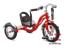Roadster Tricycle, 12 Inch Front Wheel Bike for Kids Ages Red Classic Tricycle
