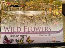 wildflower seeds ultimate mix thompson & morgan 5 gram 100% uk native 1302.00 per kilo
