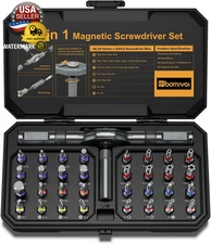 34 in 1 Magnetic Screwdriver Set, DIY Ratchet Screwdriver Set, Multi Bit Magneti