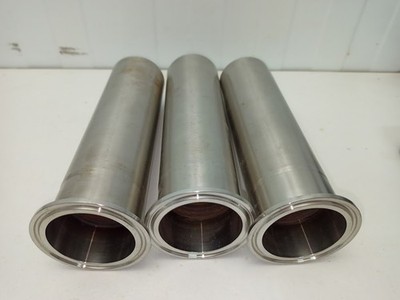 2 Zoll Edelstahl Tri Clamp Schweißzwinge Rohrspule 178 mm 51 mm Außendurchmesser x3