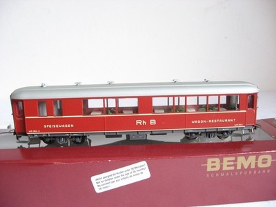 WK193* BEMO H0m 3274104 RhB WR 3814 Speisewagen 60-er OVP