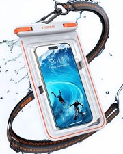 TORRAS IPX8 Waterproof Phone Pouch Floating, 7.0 INCH, 1 Pack-White