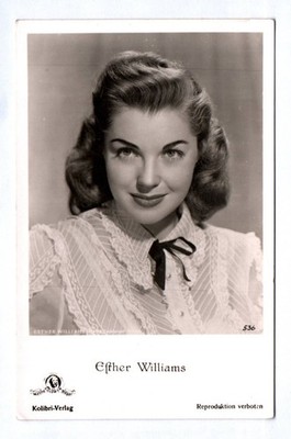 Foto Ak Esther Williams Schauspieler Kolibri Verlag