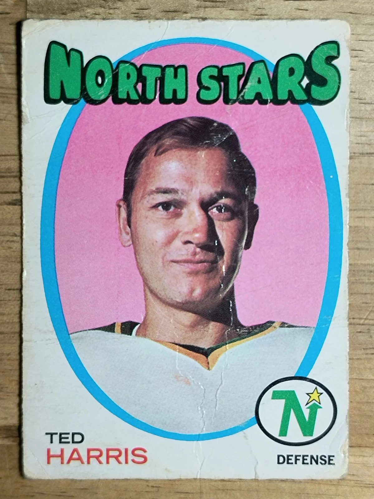 1971-72 O-Pee-Chee #32 Ted Harris (POOR)