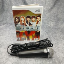 Disney Sing It Pop Hits Nintendo Wii + Microphone - Complete, Tested, Guaranteed