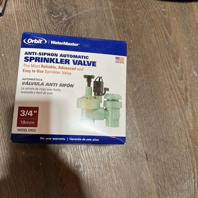 Orbit 3/4 in. Plastic FPT Automatic Anti-Siphon Zone Valve
