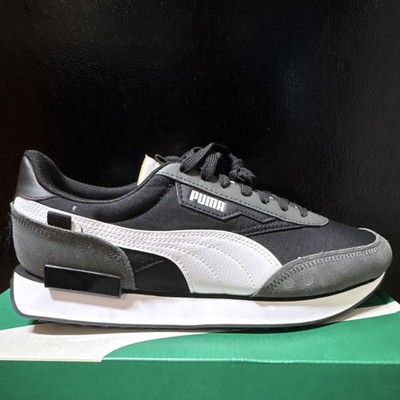 PUMA Future Rider Play On Men's Sneaker Black/Gray/White 371149-88