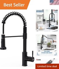Oil Rubbed Bronze Kitchen Faucet with Pull Down Sprayer Single Hole Stainless...
