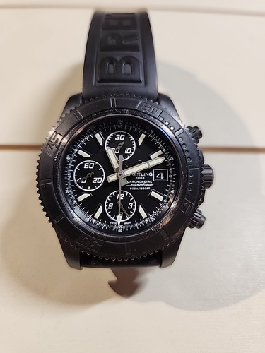 Breitling Superocean Chronograph II BlackSteel LIMITED 44mm M13341 Rubber Auto