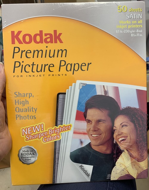 kodak picture paper for inkjet prints