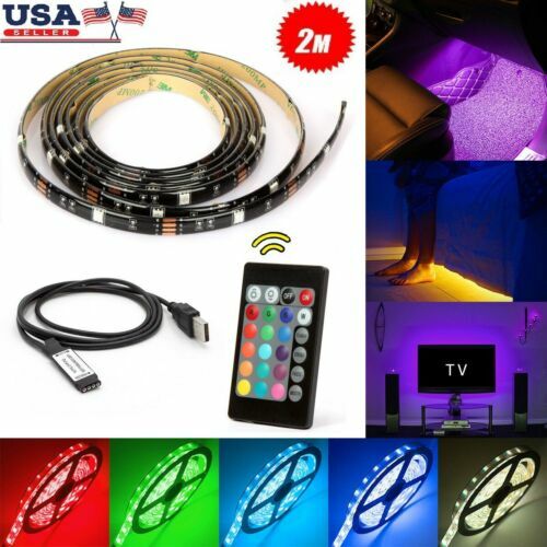 5V USB LED Strip Lights Waterproof TV Back Light 5050 RGB Color Changing+ Remote - Picture 14 of 15