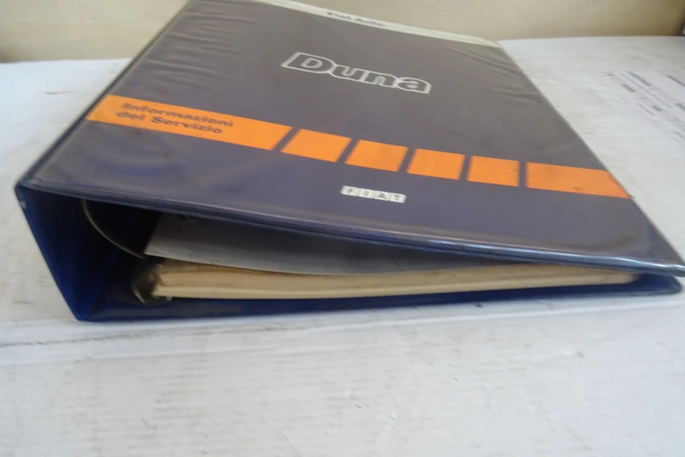 manuale officina Fiat Duna informazioni del servizio speciale crash program Duna - Immagine 2 di 4