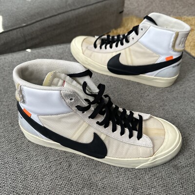 Size 11.5 - Nike Blazer Mid x OFF-WHITE The Ten 2017 887223259114