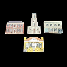 New Orleans Christmas Series 1994 The Cats Meow Set Of 4 Buildings