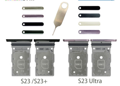 For Samsung Galaxy S23 /S23+ /S23 Ultra Dual SIM Card Tray Holder Slot