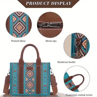 Women's 4-pack Handbags Vintage Work Shoulder Bag Light Bohemian Style Daily NEW