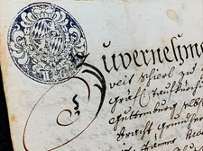 SEALED MARRIAGE CERTIFICATE  1781   8 pages