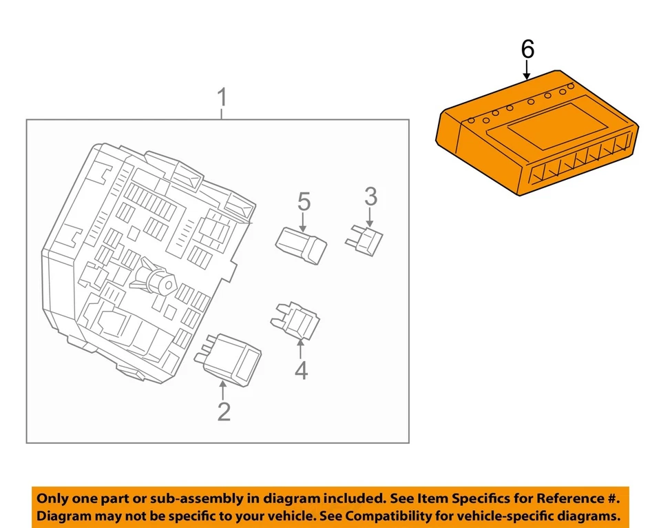 Used Body Control Module fits: 2013 Gmc Acadia Body Control BCM Cpe LH dash Grad Foto 3 de 4