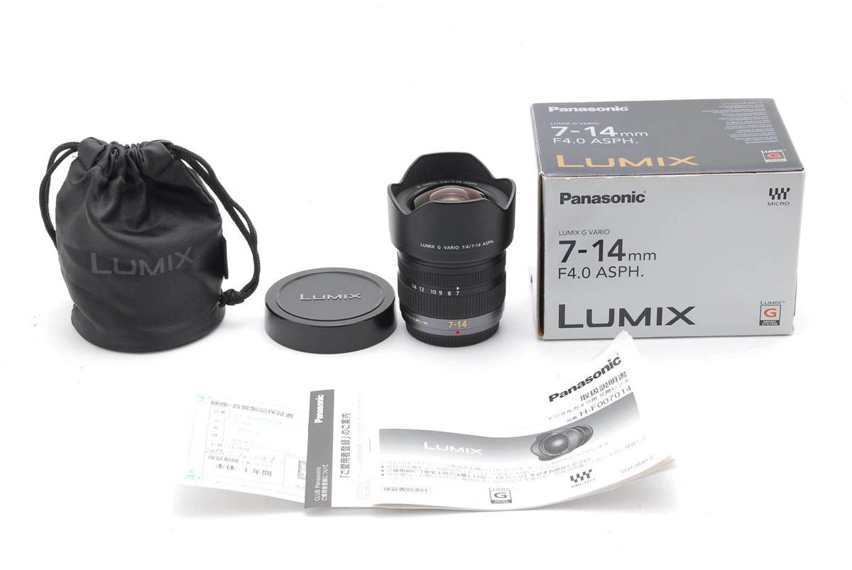 MINT in BOX】 Panasonic Lumix G Vario 7-14mm f4 ASPH Micro Four