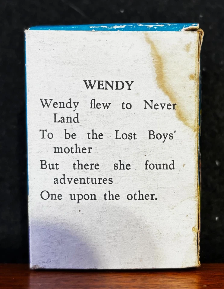 VINTAGE Marx - 2da Serie DISNEYKINS Vitrina "WENDY" - La caja está en muy buen estado/excelente Foto 4 de 4