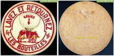 USA 1970s CANADA QUEBEC WASH & RETURN THE BOTTLE FRENCH VINTAGE MILK BOTTLE CAP