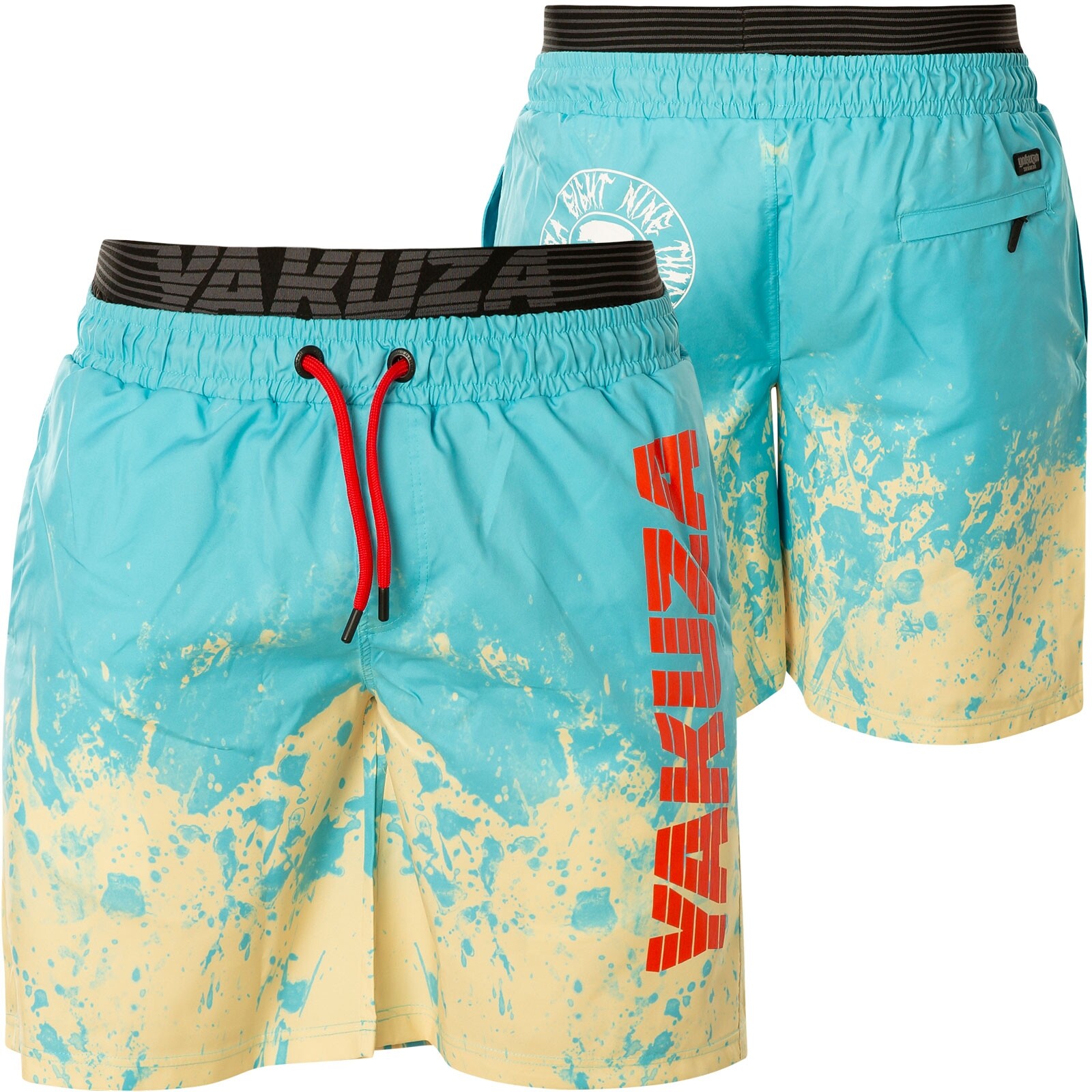 Плавательные шорты Yakuza Splash All Over BSB-23057 Синий/желтый