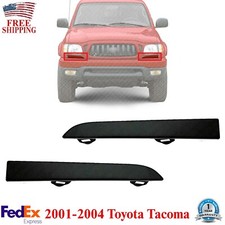 Front Bumper Headlight Filler Set Primed For 2001-2004 Toyota Tacoma