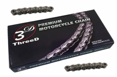 ENUMA Kette 525Z Three D 3D ThreeD QX-Ring 114 Glieder Rennkette stahlgrau