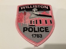 Breast Cancer Awareness Williston Police State Vermont colorful VT