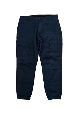 Armani Exchange AX Navy Blue Cargo Pants Joggers Men's Size 33