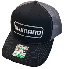 SHIMANO Patch on Richardson 112 Trucker Hat Black/Charcoal