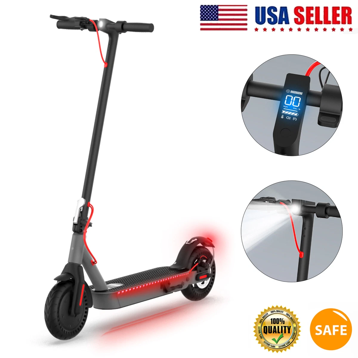 Hiboy S2 Pro Electric Scooter With Seat, 500W Motor, 10