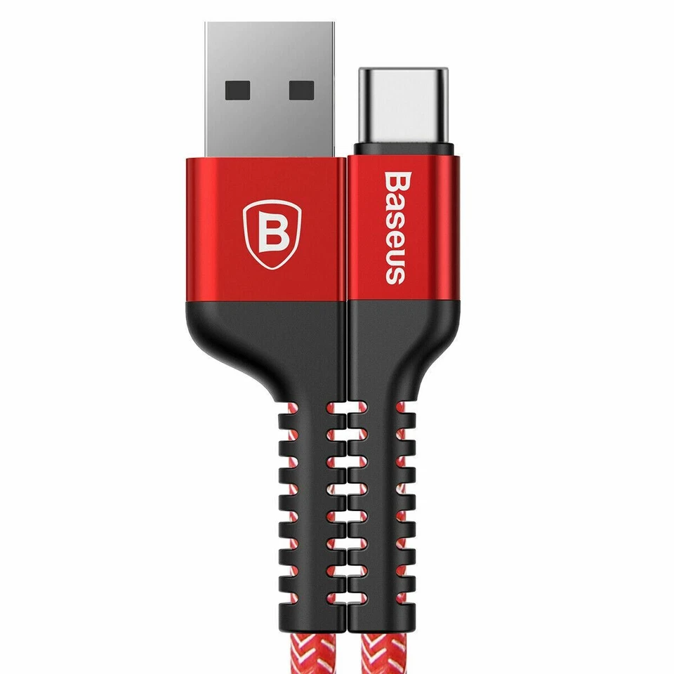 Baseus USB-C к USB-кабель доверенным лицом против разрыва кабель для тип-C-красный 1 м - Изображение 2 из 4