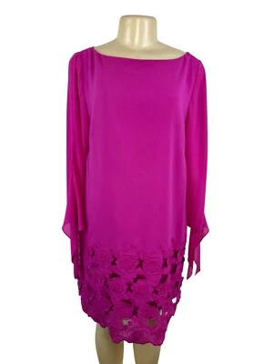 tahari pink lace dress Tahari pink ombre sleeveless lace sheath size dress size 2