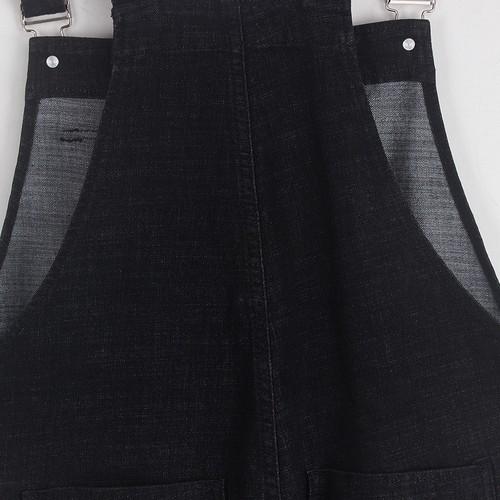 Womens Oversized Jumpsuit Strap Trousers Pants Overalls Denim Jeans Baggy Romper - Picture 9 of 26