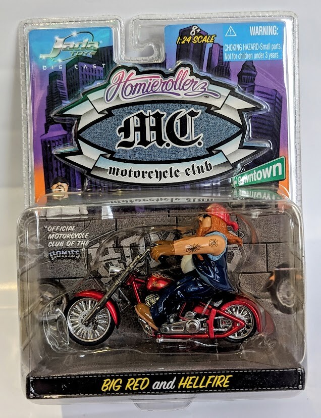 Homie Rollerz Motorcycle Club Big Red and Hellfire 1:24 Scale