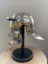 Roman Legionary Helmet With Lining. Reenactment Costume Armour
