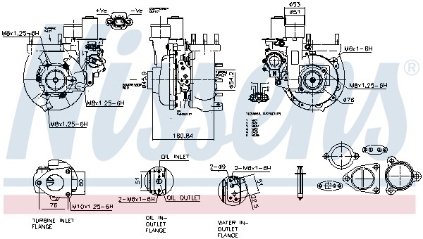 93643 NISSENS Charger, charging system for TOYOTA